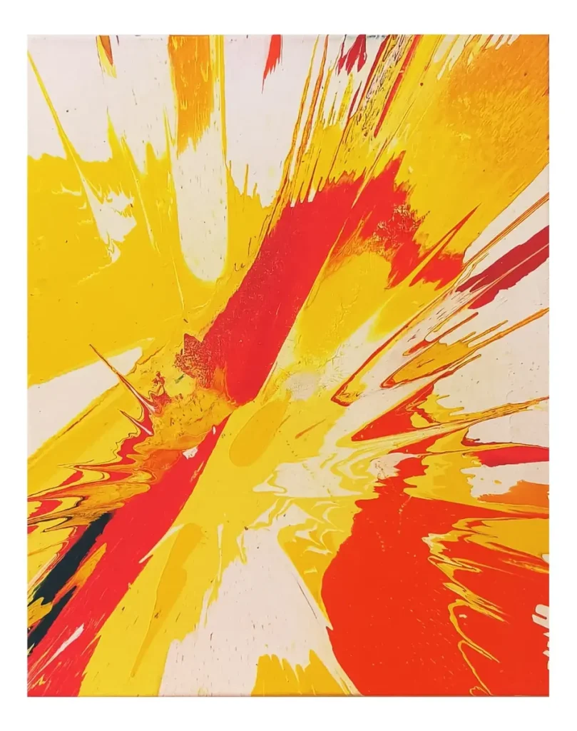 Cuadro Abstracto - JOY Onda Solar, por Germán Guzmán (41 x 51)