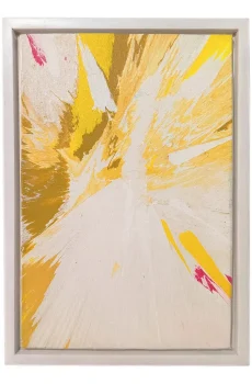 Cuadro Abstracto - JOY Movimiento de Arena, por Germán Guzmán (29 x 19.5)