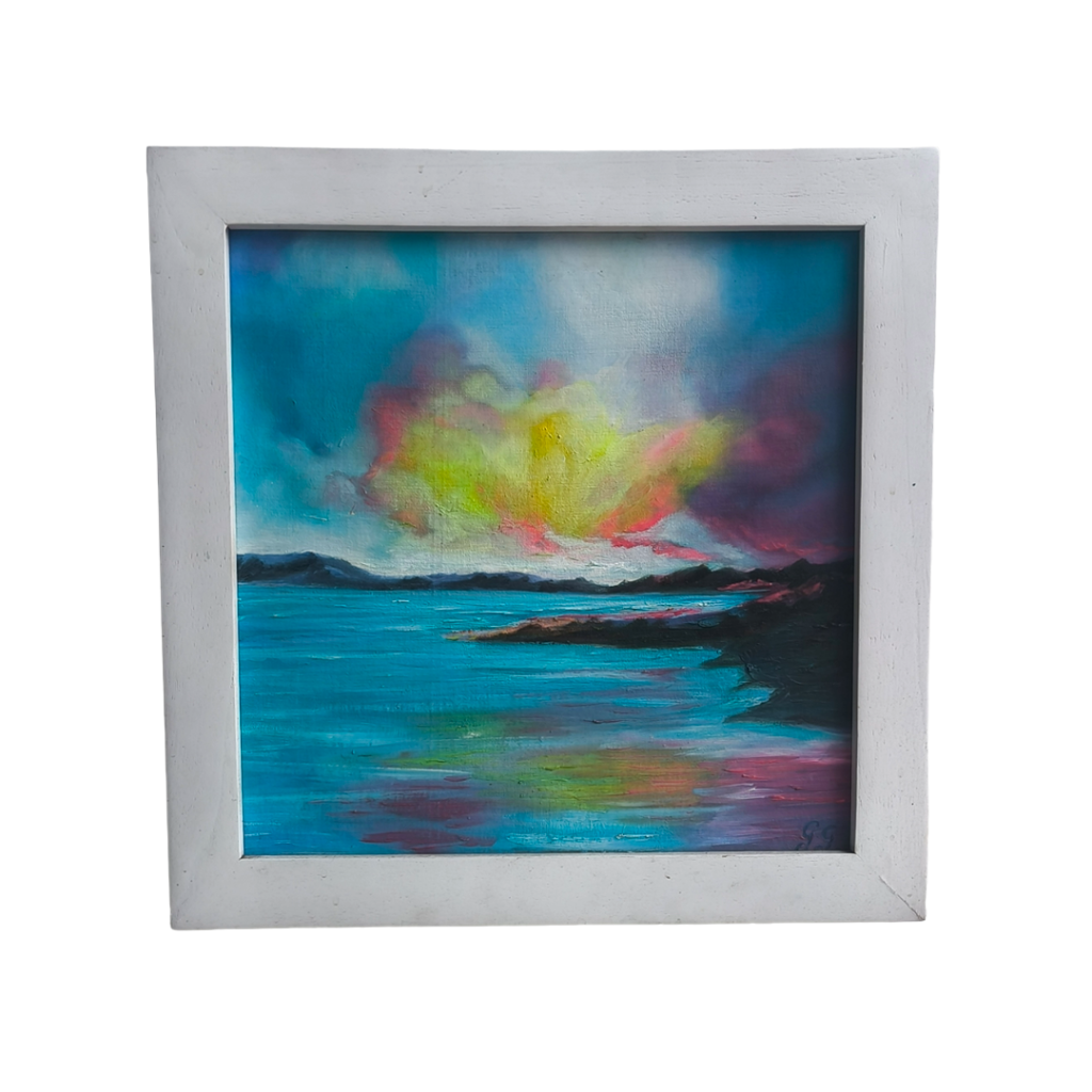 Óleo - Colorfull Sunset, por Germán Guzmán