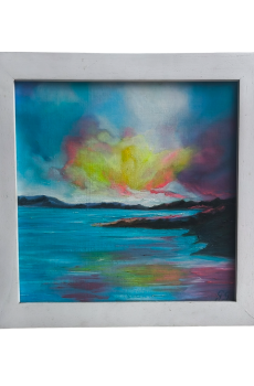 Óleo - Colorfull Sunset, por Germán Guzmán