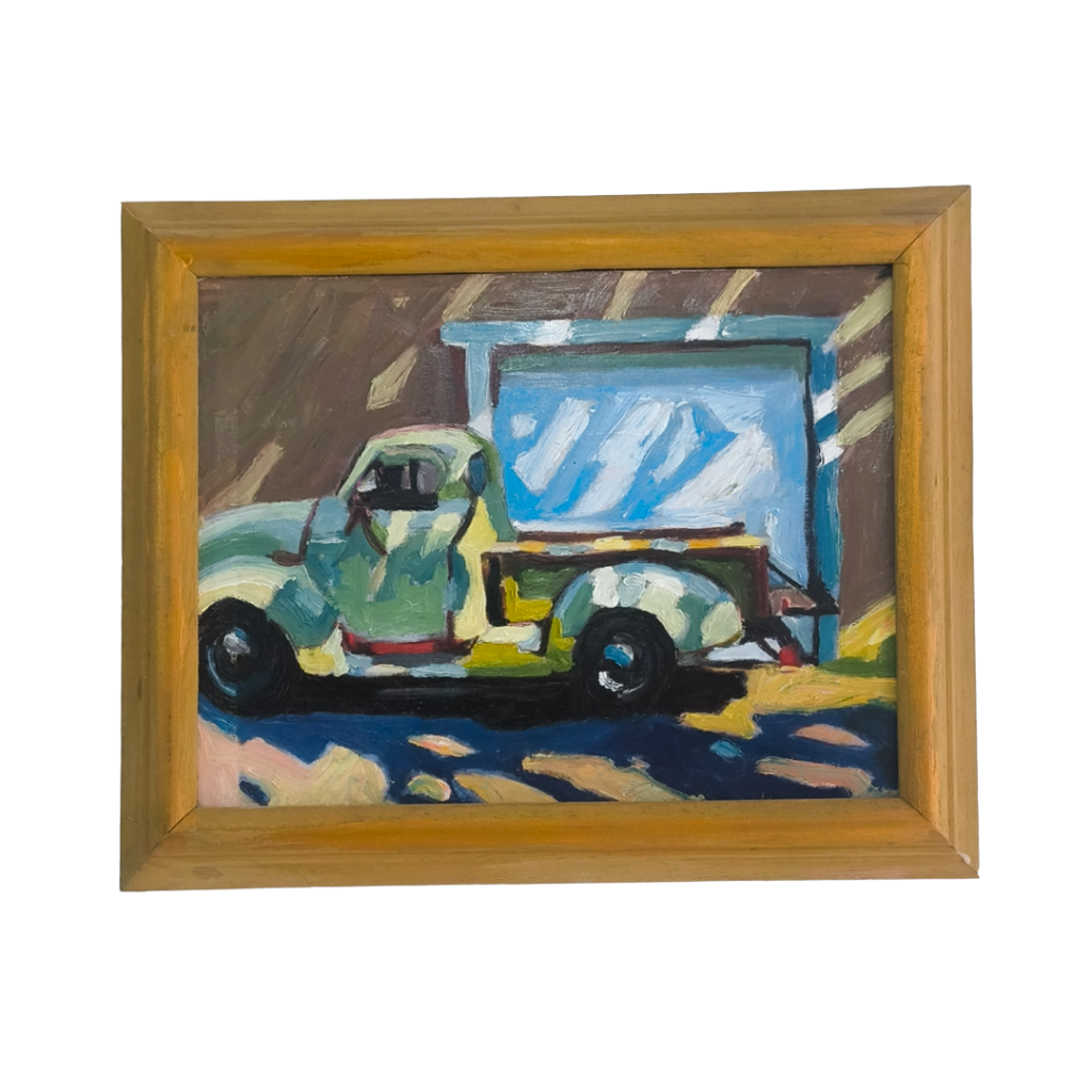 Óleo - Carro, por Diego venegas (34 x 27)