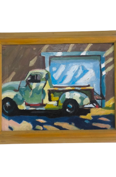 Óleo - Carro, por Diego venegas (34 x 27)