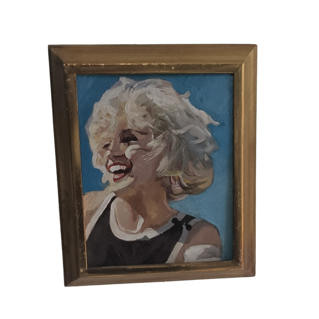Óleo - Marilyn Monroe, por Diego Venegas (29 x 35)