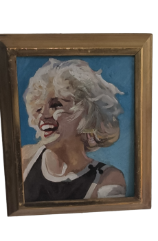 Óleo - Marilyn Monroe, por Diego Venegas (29 x 35)